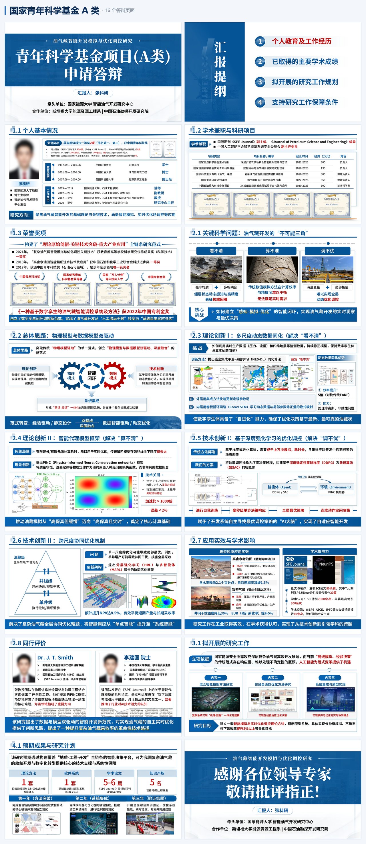 国家青年科学基金 A 类 · 完整答辩 PPT 演示